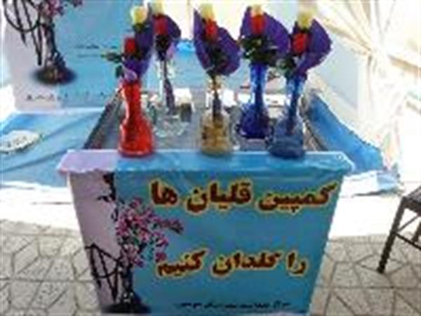 پویش ملی " قلیان ها را گلدان کنیم " در هرسین برگزار شد .
