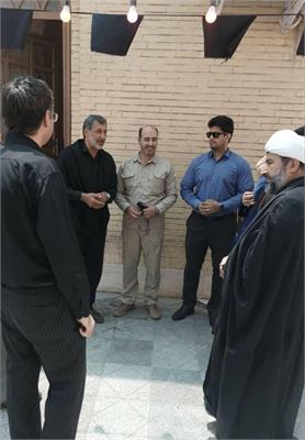 بازدید مدیر شبکه بهداشت و درمان شهرستان هرسین از مواکب مسیر تردد زوار اربعین در بخش بیستون