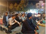 حضور مدیر و کارکنان شبکه بهداشت و درمان هرسین در اجتماع شبانه «نحنُ المنتقمون»