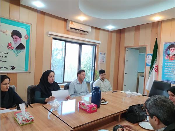 برگزاری جلسه بررسی شاخص‌های تاب‌آوری نظام سلامت در شبکه بهداشت و درمان شهرستان هرسین