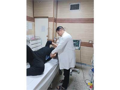ارائه خدمات بهداشتی درمانی به زائران اربعین حسینی در مرکز خدمات جامع سلامت شبانه‌روزی بیستون