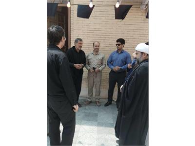 بازدید مدیر شبکه بهداشت و درمان شهرستان هرسین از مواکب مسیر تردد زوار اربعین در بخش بیستون
