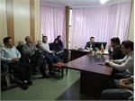 برگزاری جلسه برنامه‌های هفته دفاع مقدس در شبکه بهداشت و درمان شهرستان هرسین