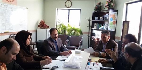 برگزاری جلسه کمیته خرید در شبکه بهداشت و درمان شهرستان هرسین
