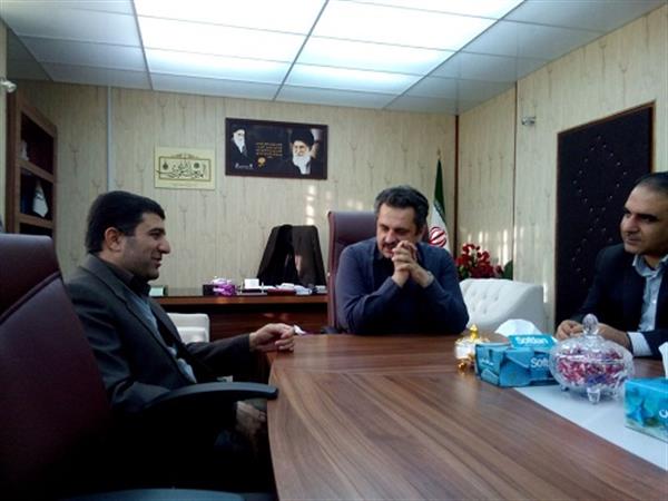 دیدار فرماندار و سرپرست شبکه بهداشت و درمان شهرستان هرسین با ریاست دانشگاه علوم پزشکی کرمانشاه