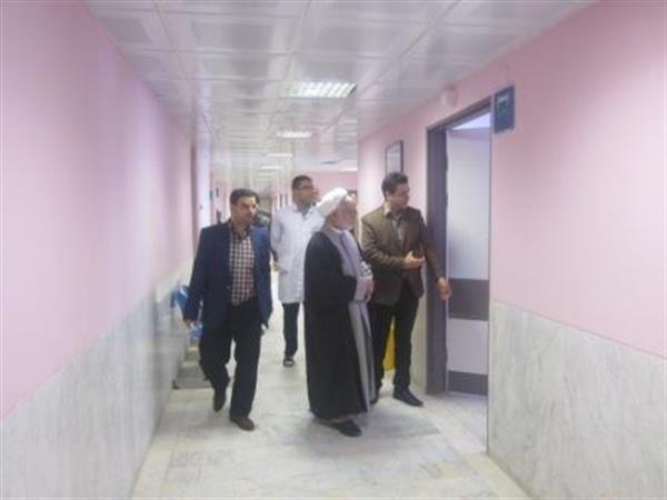 بازدید نماینده مردم هرسین در مجلس شورای اسلامی از بیمارستان شهدای این شهرستان